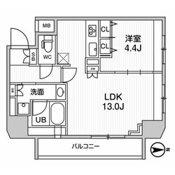 ジェノヴィア浅草橋IIスカイガーデンの物件間取画像